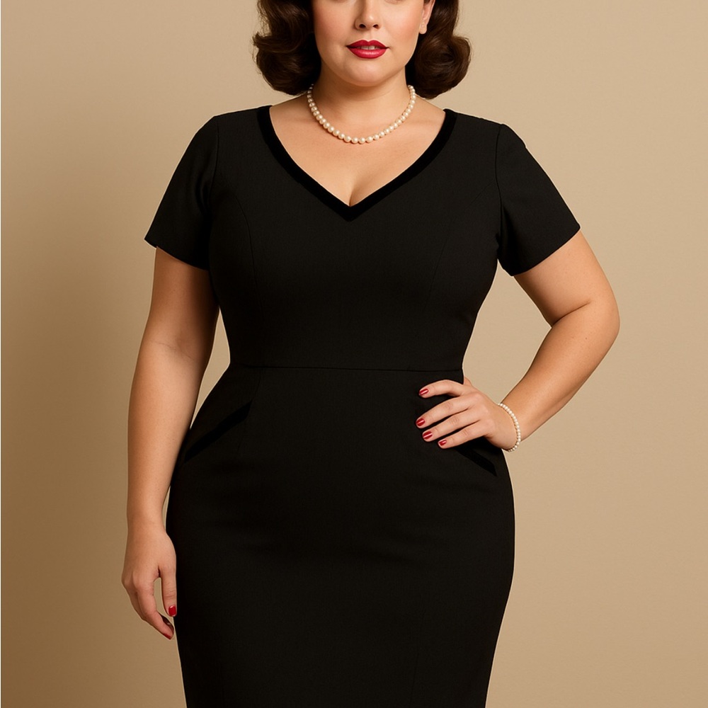 True vintage 1950’s bombshell dress VOLUPTUOUS